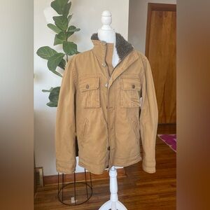 Aeropostale Men's Field Jacket in Tan